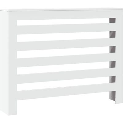 vidaXL Radiatorombouw 104x20x82 cm bewerkt hout wit vidaXL Radiatorombouw 104x20x82 cm bewerkt hout wit