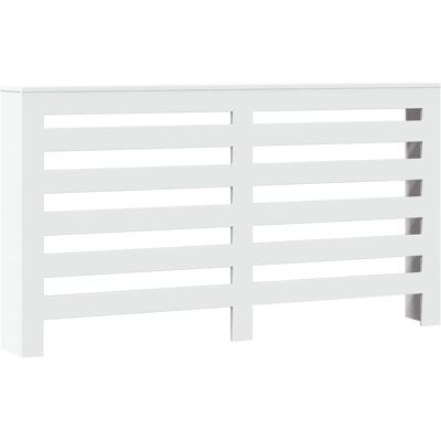 vidaXL Radiatorombouw 149x20x82 cm bewerkt hout wit vidaXL Radiatorombouw 149x20x82 cm bewerkt hout wit