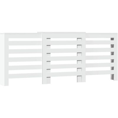 vidaXL Radiatorombouw 205x21,5x83,5 cm bewerkt hout wit vidaXL Radiatorombouw 205x21,5x83,5 cm bewerkt hout wit