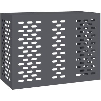 vidaXL Air Conditioner Hoes Antraciet 110 x 50 x 80 cm Staal vidaXL Air Conditioner Hoes Antraciet 110 x 50 x 80 cm Staal