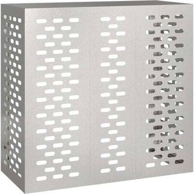 vidaXL Air Conditioner Hoes zilver 110 x 50 x 105 cm Roestvrij staal vidaXL Air Conditioner Hoes zilver 110 x 50 x 105 cm Roestvrij staal