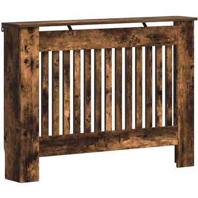 vidaXL Radiator Cover Gerookt eiken 112 x 19 x 81,5 cm Bewerkt hout vidaXL Radiator Cover Gerookt eiken 112 x 19 x 81,5 cm Bewerkt hout