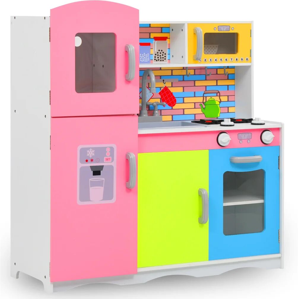 vidaXL Kinderspeelkeuken 80x30x85 cm MDF meerkleurig