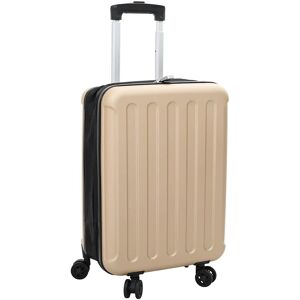 vidaXL Koffer met slot champagne 34 x 23 x 55.5 cm ABS Kunststof vidaXL Koffer met slot champagne 34 x 23 x 55.5 cm ABS Kunststof