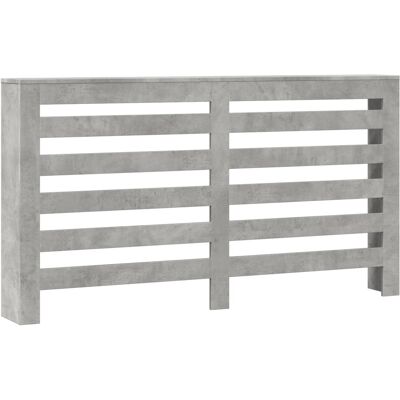 vidaXL Radiatorombouw 149x20x82 cm bewerkt hout betongrijs vidaXL Radiatorombouw 149x20x82 cm bewerkt hout betongrijs