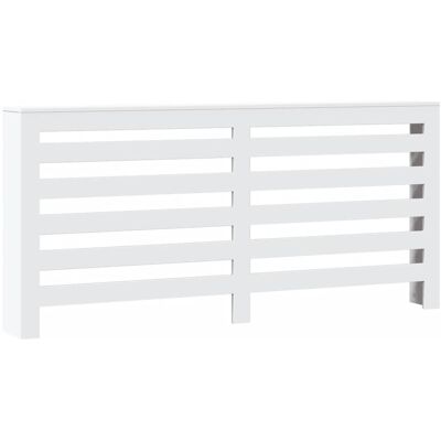 vidaXL Radiatorombouw 175x20x82 cm bewerkt hout wit vidaXL Radiatorombouw 175x20x82 cm bewerkt hout wit