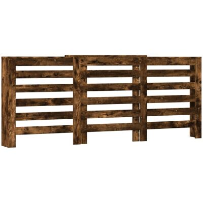 vidaXL Radiatorombouw 205x21,5x83,5 cm bewerkt hout gerookt eikenkleur vidaXL Radiatorombouw 205x21,5x83,5 cm bewerkt hout gerookt eikenkleur