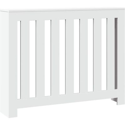 vidaXL Radiatorombouw 104x20x82 cm bewerkt hout wit vidaXL Radiatorombouw 104x20x82 cm bewerkt hout wit