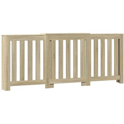 vidaXL Radiatorombouw 205x21,5x83,5 cm bewerkt hout sonoma eikenkleur vidaXL Radiatorombouw 205x21,5x83,5 cm bewerkt hout sonoma eikenkleur