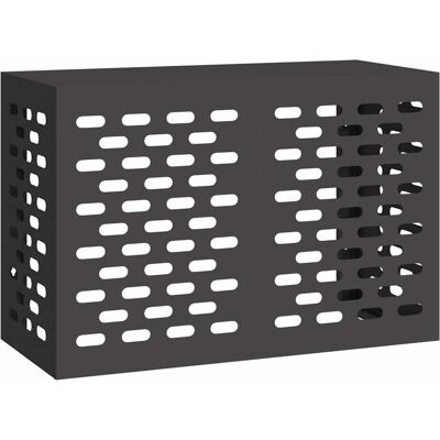 vidaXL Air Conditioner Hoes Zwart 90 x 40 x 60 cm Staal vidaXL Air Conditioner Hoes Zwart 90 x 40 x 60 cm Staal