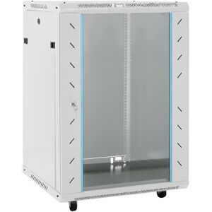 vidaXL Netwerkkast met draaiwieltjes 15U 19" IP20 60x45x86 cm vidaXL Netwerkkast met draaiwieltjes 15U 19" IP20 60x45x86 cm