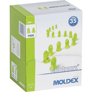 Moldex 740001 Contours Oordoppen 35 dB Eenmalig gebruik 200 paar