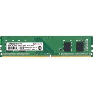 Transcend JetRAM Werkgeheugenmodule voor PC DDR4 8 GB 1 x 8 GB Non-ECC 2666 MHz 288-pins DIMM CL19 JM2666HLG-8G