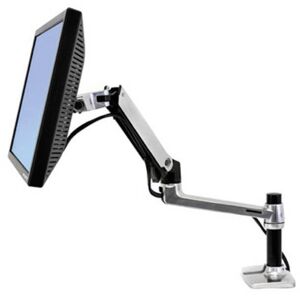 Ergotron LX Desk Monitor Arm Monitor-tafelbeugel 1-voudig 25,4 cm (10) - 81,3 cm (32) In hoogte verstelbaar, Kantelbaar, Zwenkbaar, Roteerbaar