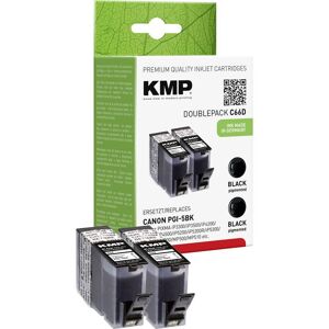 KMP Inktcartridge vervangt Canon PGI-5 Compatibel 2-pack Zwart C66D 1504,0021