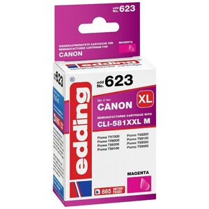 Edding Inktcartridge vervangt Canon CLI-581M XXL Compatibel Magenta EDD-623 18-623