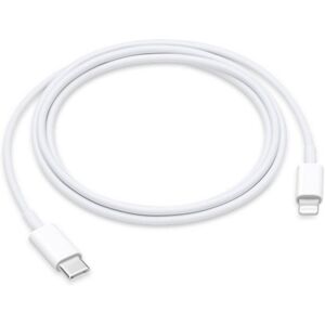 Apple Apple iPad/iPhone/iPod Aansluitkabel [1x USB-C stekker - 1x Apple dock-stekker Lightning] 1.00 m Wit