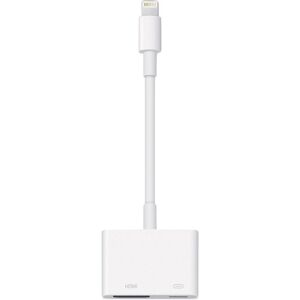 Apple Apple iPad/iPhone/iPod Adapter [1x Apple dock-stekker Lightning - 1x HDMI-bus] 0.10 m Wit