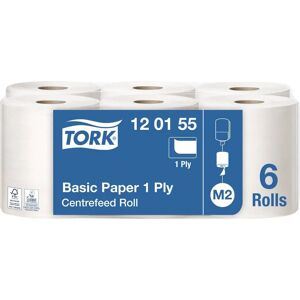 TORK 120155 Standaard papieren doekjes voor het M2-afrollersysteem, 1-laags
