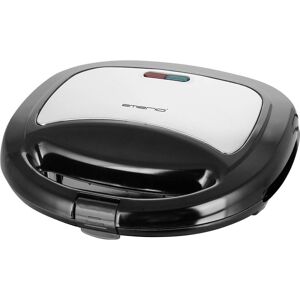 EMERIO ST-120889 Sandwich toaster Anti-aanbaklaag, Controlelampje, BPA-vrij, Inklapbaar Zwart