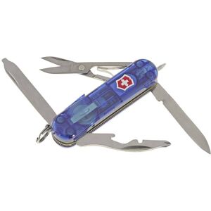 Victorinox Midnite Manager 0.6366.T2 Zwitsers zakmes Met LED-lamp Aantal functies 10 Blauw (transparant)