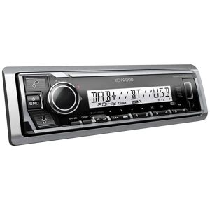 Kenwood KMR-M508DAB Autoradio enkel DIN Aansluiting voor stuurbediening, Bluetooth handsfree, DAB+ tuner, Spatwaterdicht
