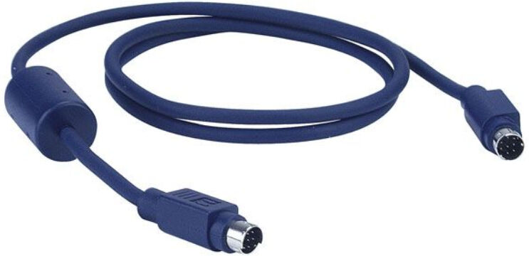 DAP 8-pin Mini DIN Kabel - 3 meter - Blauw