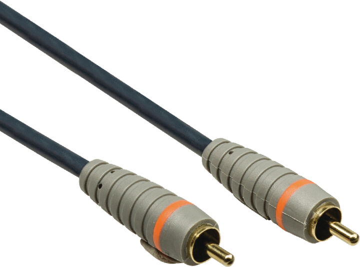 Bandridge Digitale Coax Audiokabel - Verguld - 0,5 meter - Zwart