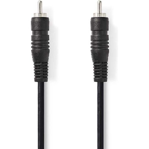 Nedis Digitale Coax Audiokabel - 2 meter - Zwart