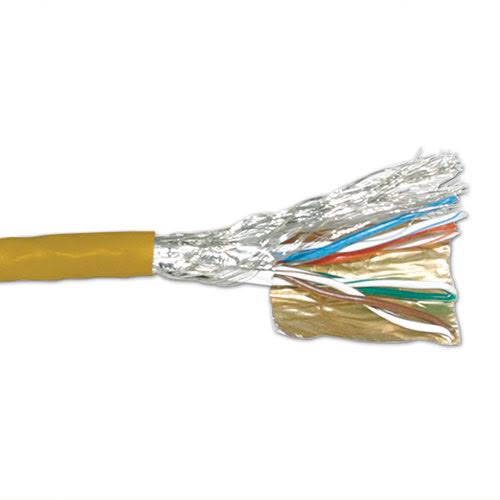 ACT S/FTP Cat6 Netwerkkabel Soepel Geel 305m Soepel