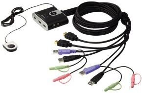 Aten CS692 2-Poorts HDMI+USB KVM Switch met audio