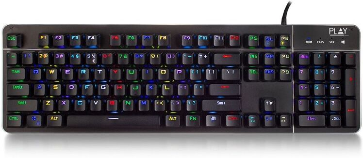 Ewent Gaming Toetsenbord met RGB verlichting QWERTY