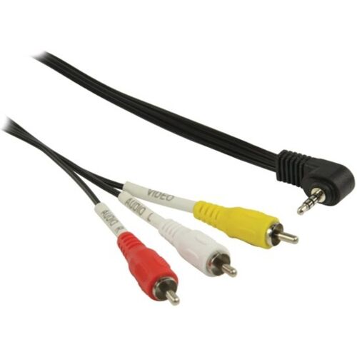 Maxtrack Camcorder kabel Jack 3.5mm 4pin - 3x Tulp voor JVC, Sony en Canon 2m