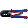 Knipex Krimptang - RJ11, RJ12 en RJ45 - Snijden en strippen - Rood/Blauw