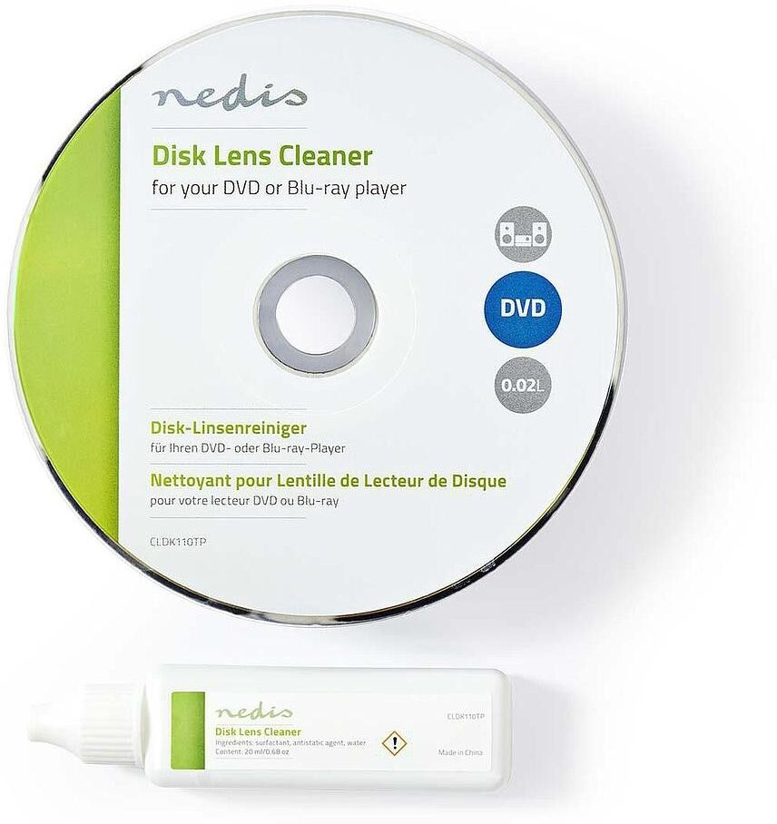 Nedis DVD&Blu-Ray Lens Reiniger Schijf 20 ml