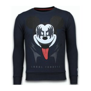 Local Fanatic Kiss my mickey rhinestone sweater  - Print / Multi - Size: Large