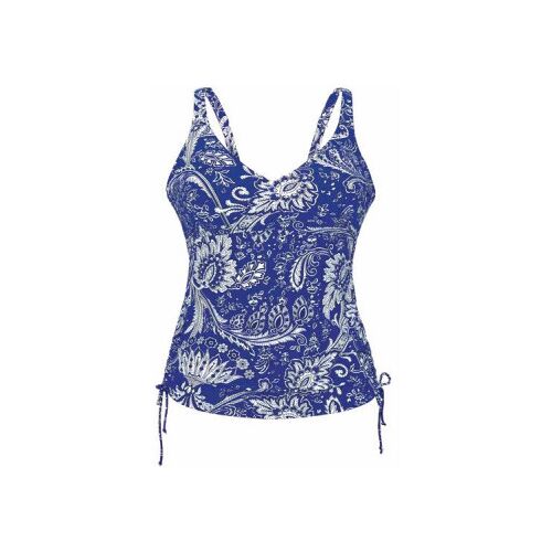 Anita Paisley blossom / malaika tankini 8494 317 gentiaan Blauw 40F Female