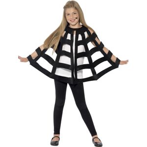 Confetti Spinnen cape   halloween kostuum  - Zwart - Size: One Size