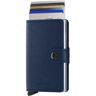 Secrid Mo miniwallet original navy Blauw One Size Male