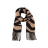 Sarlini Sjaal 000431 00062 zwart/camel Print / Multi One Size Female