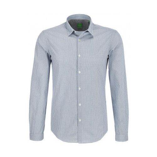 Boss Green Baldovino Casual Dress-shirt Blauw Small Male