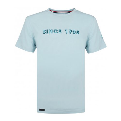 Q1905 T-shirt duinzicht licht Blauw Medium Male