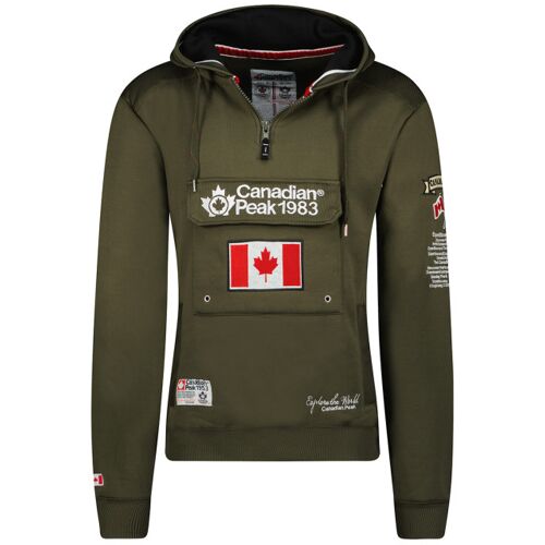 Canadian Peak heren anorak trui capuchon sweat galapagos - Khaki Small Male