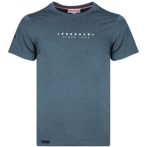 Q1905 T-shirt duinzicht denim Blauw Medium Male