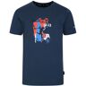 Dare2b Kinderen trailr ii schaatsscène t-shirt Blauw 158 Male