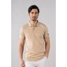 PRESLY & SUN Heren polo denzel taupe Bruin Large Male