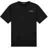 Quotrell resort t-shirt black/white Zwart Large Male