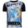 Local Fanatic Respect omerta digital rhinestone t-shirt Zwart Small Male