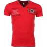 David Copper E t-shirt korte mouwen Rood Medium Male