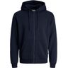 Jack & Jones Bradley sweat zip hood Blauw Extra Large Male